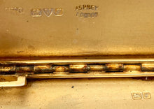 Asprey Silver cigarette Case, Chester 1918 Asprey & Co. Ltd. 3.2 troy ounces