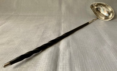 Georgian, George III, silver toddy ladle with baleen handle. London circa 1796 - 1811 Edward Mayfield.