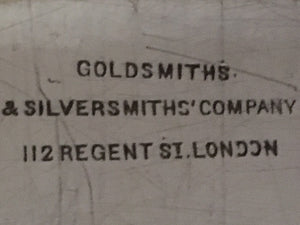 Edwardian silver twin handled tray. London 1905 Goldsmiths & Silversmiths Co.  115 troy ounces.