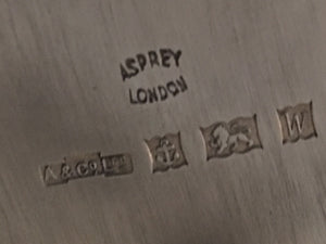 Elizabeth II Asprey solid silver salver. Birmingham 1971, Asprey & Co Ltd. 12 troy ounces.