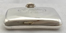 Victorian Silver Hip Flask. London 1881 Frederic Purnell. 3.5 troy ounces.