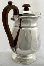 Georgian, George IV, Silver Coffee Pot. London 1822 Joseph Angell II. 20 troy ounces.