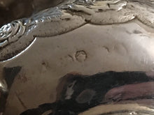 Georgian, George IV, ornate silver mustard pot. London 1825 Joseph Angell I. 5.5 troy ounces.