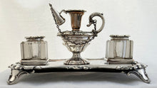 William IV Sheffield Plated Inkstand. H. Wilkinson & Co. of Sheffield, circa 1835.
