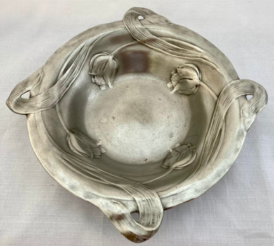 Art Nouveau Pewter Bowl by Kayserzinn of Germany.