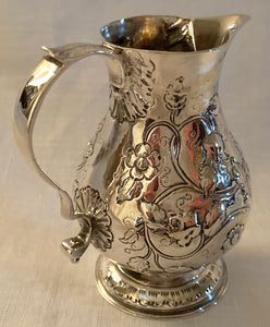 Georgian, George II, Silver Sparrow Beak Cream Jug. London 1741 Thomas Rush. 2.3 troy ounces.