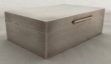Elizabeth II Silver Presentation Cigarette Box for Brigadier Mark Sykes. London 1962 Asprey & Co. Ltd.