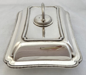 Edwardian Silver Entree Dish. London 1910 Asprey & Co. Ltd. 35 troy ounces.