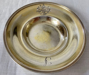 Georgian, George III, set of four silver gilt salt dishes. London 1800 Robert Hennell I & David Hennell II.  8.4 troy ounces.