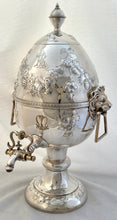 Victorian Silver Plated Egg Shaped Tea Urn.