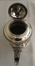 Georgian, George IV, silver coffee pot. Newcastle 1824 Reid & Son.  28 troy ounces.