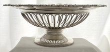 Edwardian Silver Pedestal Dish. London 1910 Asprey & Co Ltd. 23 troy ounces.