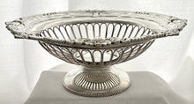 Edwardian Silver Pedestal Dish. London 1910 Asprey & Co Ltd. 23 troy ounces.