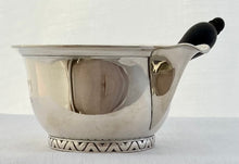 Danish 830 Silver Sauce Pot. Assay Marks for Christian Heise 1939.