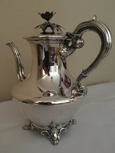 William IV silver coffee pot. London 1837 Edward, Edward Junior, John & William Barnard.  27 troy ounces.