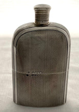 Leuchars of Piccadilly Victorian Silver Hip Flask. London 1866 Thomas Johnson I. 6.5 troy ounces.