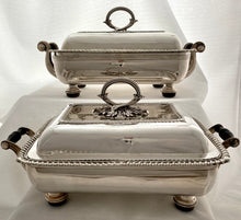 Admiral Robert Fanshawe Stopford, Pair of George III Silver Entree Dishes. London 1811 John Houle. 108 troy ounces.