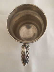 Georgian, George III, silver tankard mug. London 1772 Charles Wright.  13 troy ounces.