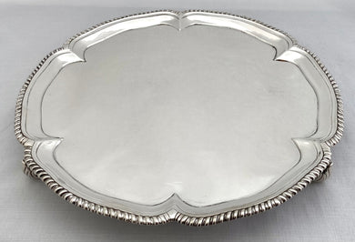 Georgian, George III, Hexafoil Silver Salver. London 1766. 28.5 troy ounces.