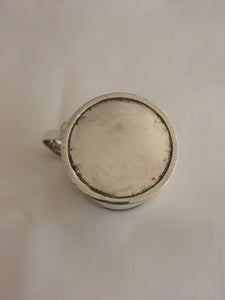 Georgian, George IV, Irish silver christening mug. Dublin 1829 Edward Power. 4.3 troy ounces.