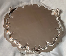 Very Large Victorian Silver Plated Salver. Johnson & Co. of Birmingham, circa 1879 - 1899.