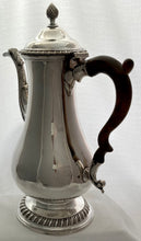 Georgian, George III, Silver Coffee Pot. London 1765 Francis Butty & Nicholas Dumee. 28.9 troy ounces.