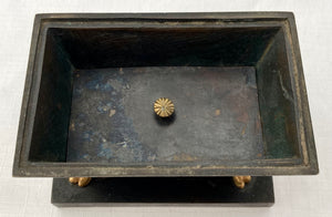 19th Century Napoleon's Tomb Metalware Inkstand.