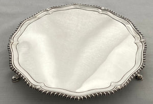 Georgian, George III, Silver Salver. London 1772 Richard Rugg. 19.5 troy ounces.