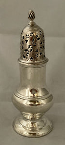 Georgian, George III, Silver Caster. London 1763 Samuel Wood. 3 troy ounces.