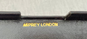 Art Deco Leather Cigarette Case. Asprey of London.