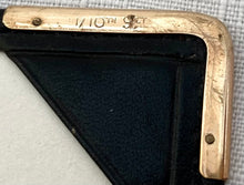 Elizabeth II Gold Mounted Leather Aide Memoire. Asprey of London.