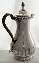 Georgian, George III, Silver Hot Water Jug, London 1768 David Whyte. 15.5 troy ounces.