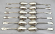 Georgian, George III, Twelve Silver Tablespoons. Crested for William Duncombe 2nd Baron Feversham. 32.8 troy ounces.