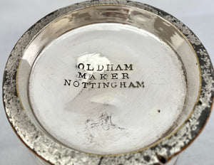 19th Century Old Sheffield Plate Loving Cup. Oldham of Nottingham.