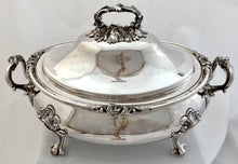 William IV Old Sheffield Plate Soup Tureen; Crested for Adams of Somerset. J. Dixon & Sons of Sheffield, circa 1835.