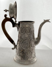 Queen Anne Britannia Silver Coffee Pot. London circa 1706 - 1713. 22 troy ounces.