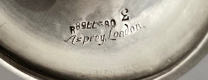 Edwardian Pair of Pierced Silver Pedestal Dishes. Birmingham 1910 Asprey & Co. Ltd. 11 troy ounces.