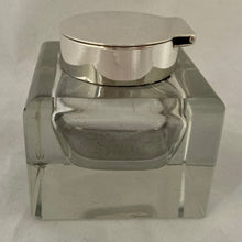 Asprey, George V, Silver & Cut Glass Cube Inkwell. London 1928 Asprey & Co. Ltd.