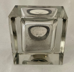 Asprey, George V, Silver & Cut Glass Cube Inkwell. London 1928 Asprey & Co. Ltd.