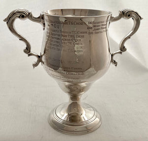 Georgian, George III, Irish Silver Cup. Dublin 1787 Matthew West. 13.9 troy ounces.