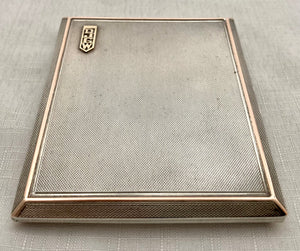 Edward VIII Silver Cigarette Case, London 1936 Fortnum & Mason. 5.4 troy ounces.