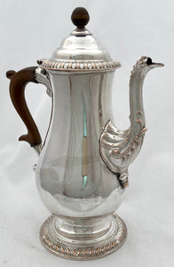 Georgian, George III, Old Sheffield Plate Coffee Pot. Morton & Co. Sheffield, circa 1770.