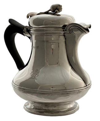 George IV Silver Hot Water Jug. London 1823 Edward Edwards I. 24 troy ounces.