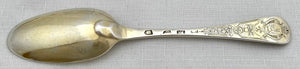 Georgian, George II, Twelve Silver Gilt Tablespoons. London 1730/31 Caleb Hill. 31.2 troy ounces.
