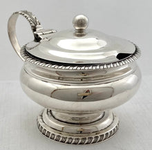 Georgian, George III, Silver Pedestal Mustard Pot. London 1816. 3.8 troy ounces.
