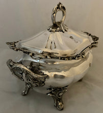 Victorian Silver Plated Sauce Tureen. Crest for Lord Lytton, Viceroy of India.