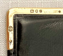 Elizabeth II Silver Gilt & Leather Wallet. London 1970 Algernon & Harry Asprey.