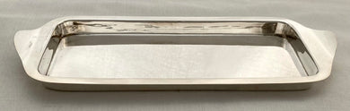 Edwardian Silver Plated Sandwich Tray. Asprey & Co. circa 1905.