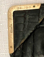 Elizabeth II Gold Mounted Leather Aide Memoire. London 1964 Asprey & Co. Ltd.