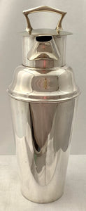 Asprey Silver Plated Milk Churn Cocktail Shaker, circa 1935.